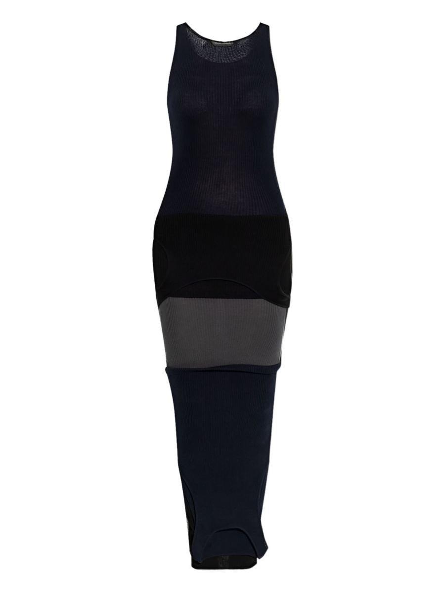 ワンピース BALENCIAGA Ribbed jersey sleeveless dress BALENCIAGA Balenciaga Ribbed Jersey Sleeveless Dress