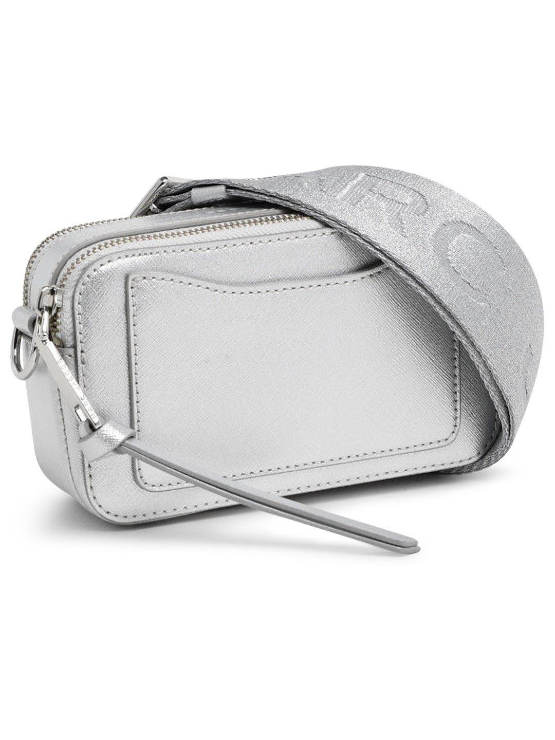 Marc Jacobs Leather Silver Snapshot Dtm Crossbody Bag in Metallic Lyst