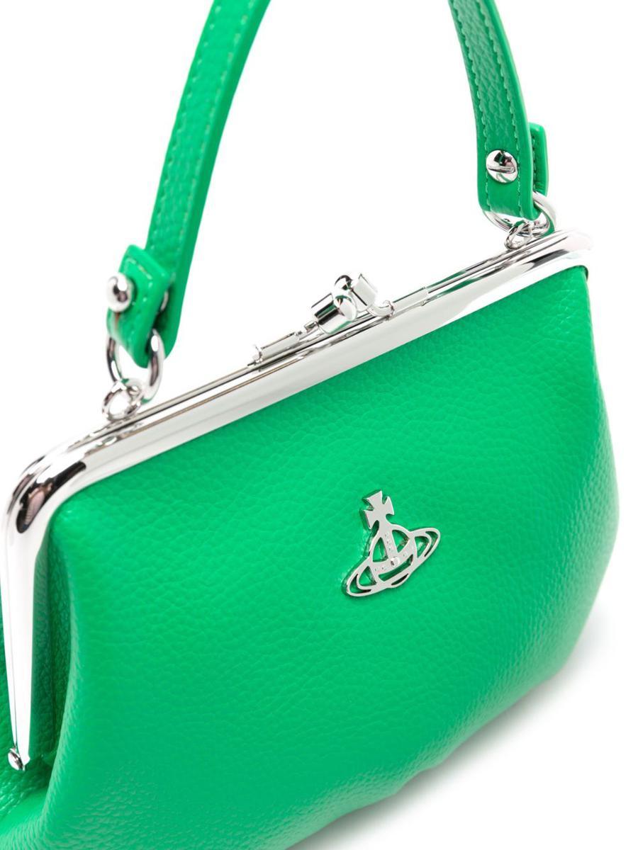 Vivienne Westwood Bright Green Handbag Vivienne Westwood Metallic