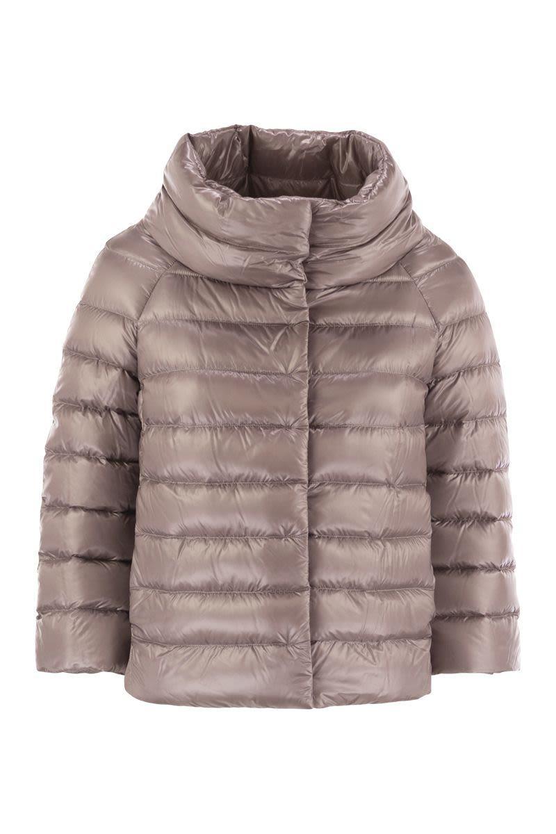 【関税&送料込】Herno Cappa Sofia In Nylon Herno Sofia nylon coat for women pi0046dic12017z Navy