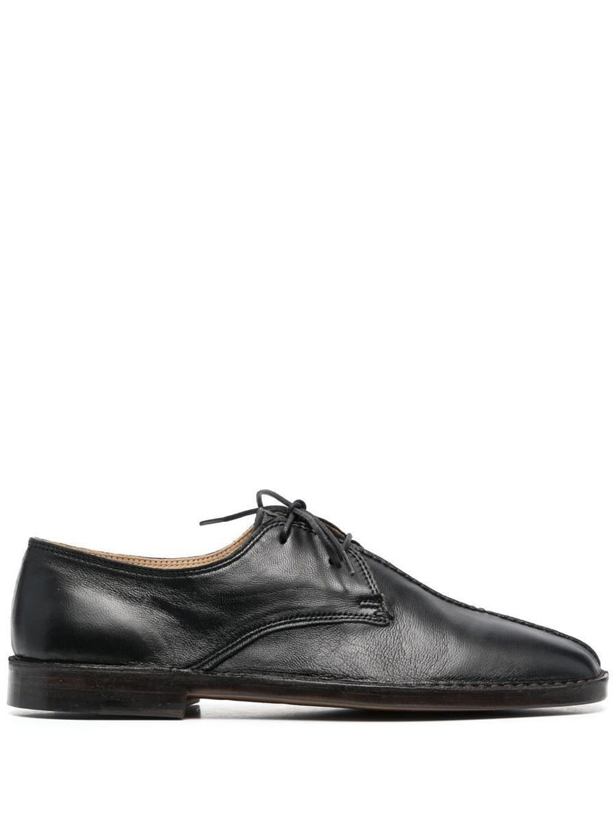 Lemaire Lace-up Leather Derby Shoes in Black for Men | Lyst
