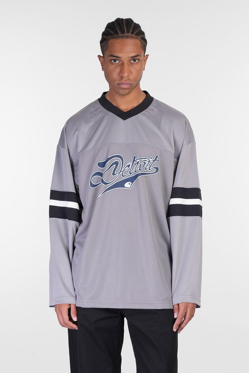 CarharttL/S DETROIT MESH T-SHIRT - グレー
