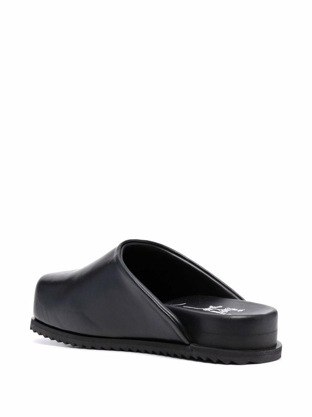 Yume Yume Leather Ciabatta Truck Shoes in Black | Lyst