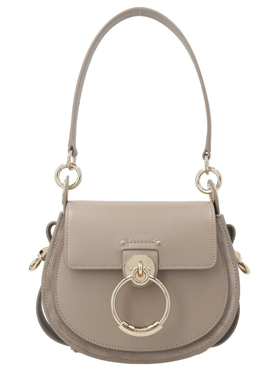 Chlo Tess. Bag in Gray Lyst
