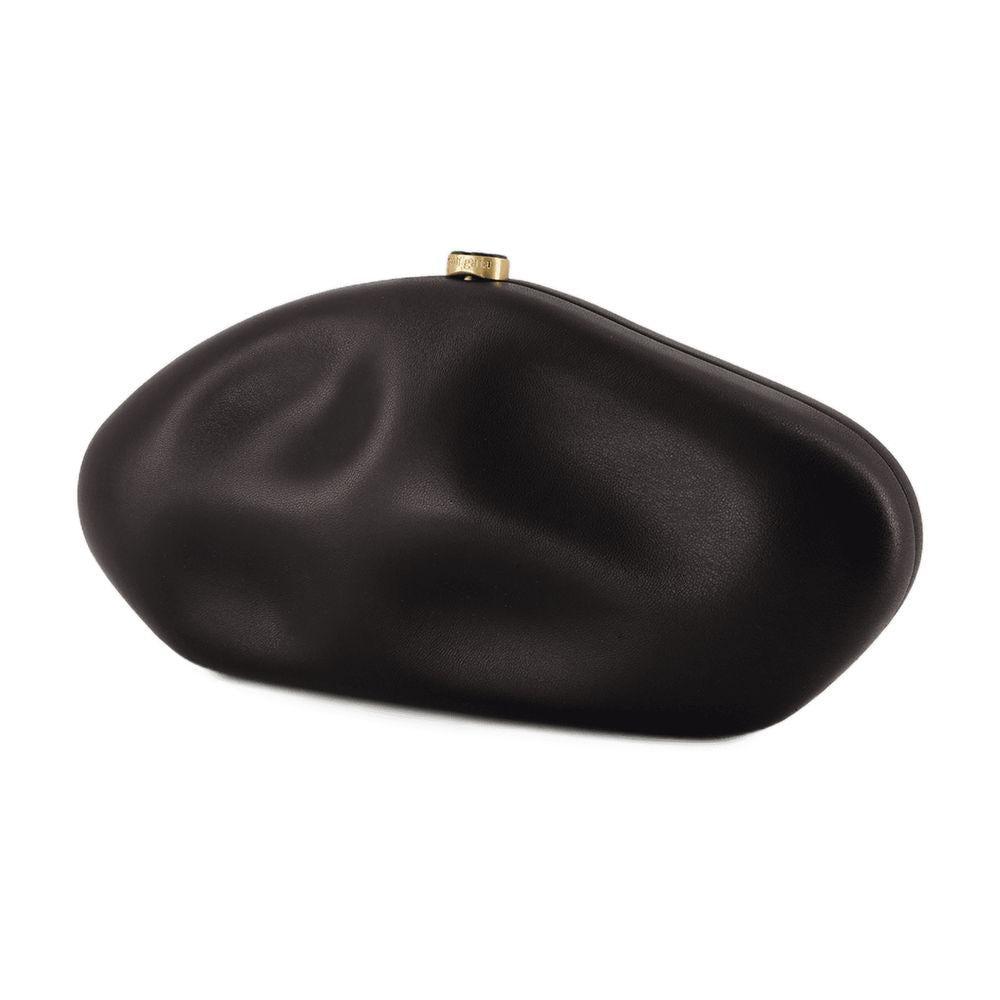 クラッチバッグ The Caldera Clutch - Cult Gaia - Leather - Black THE CALDERA CLUTCH - BLACK – CULT GAIA