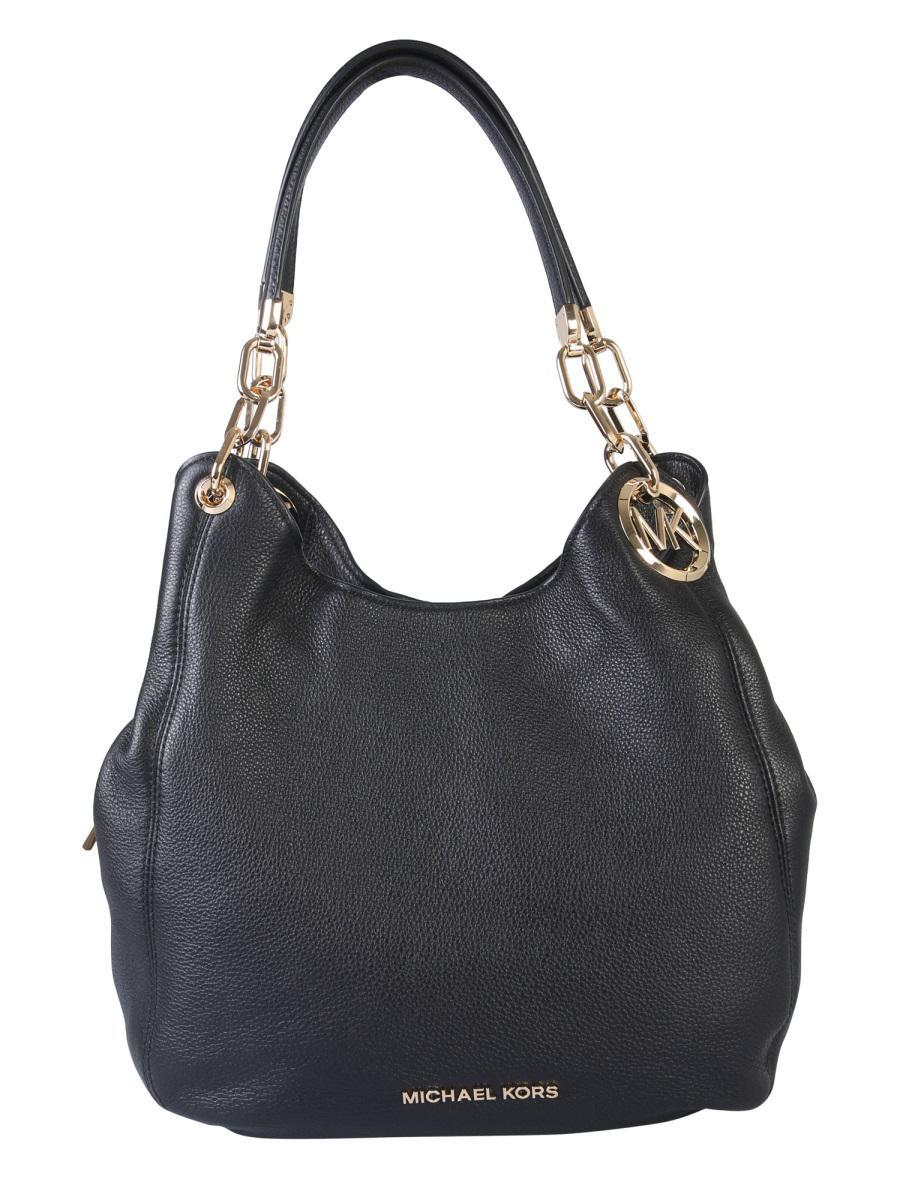 MICHAEL Michael Kors Lillie Large Shoulder Bag in Black Lyst
