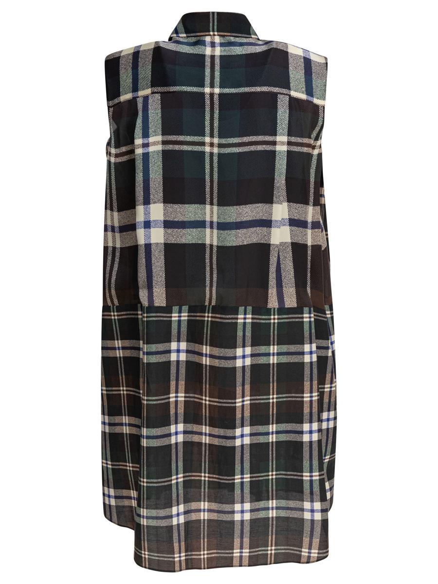 sacai 25SS 新品タグ付き 完売 Plaid Print Dress Sacai Plaid Print Dress in Green x Brown – Hampden Clothing
