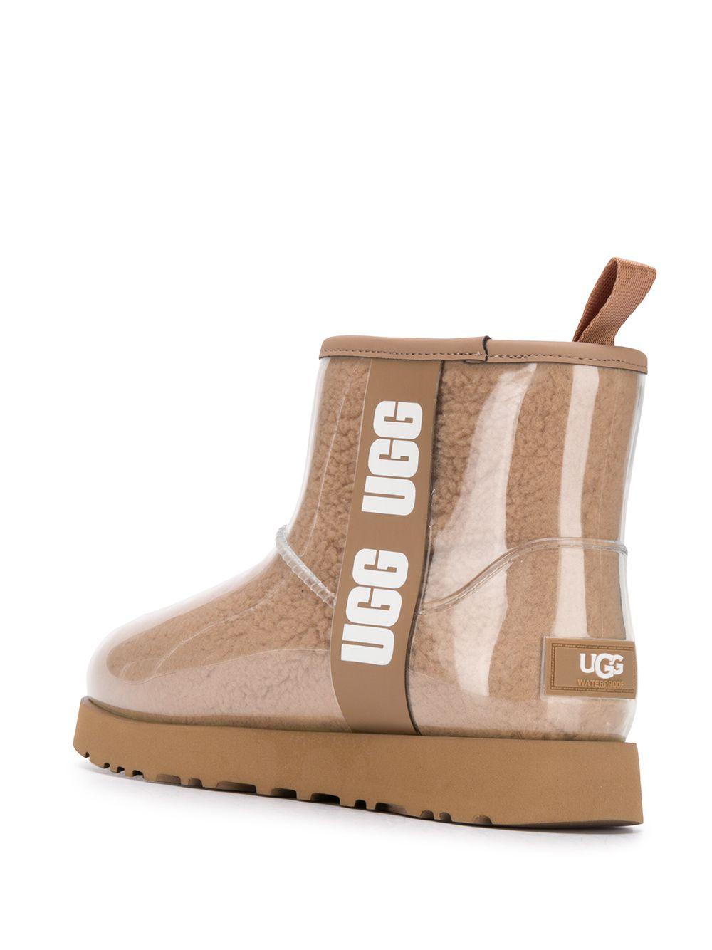 UGG Mini Classic Clear Boots in Natural | Lyst