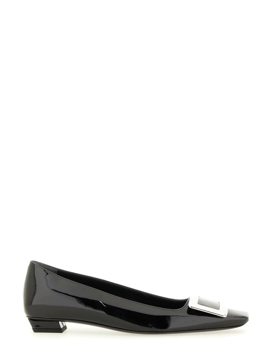 【関税&送料込】Roger Vivier Flat shoes Black Roger Vivier Flat Shoes for Women | NET-A-PORTER