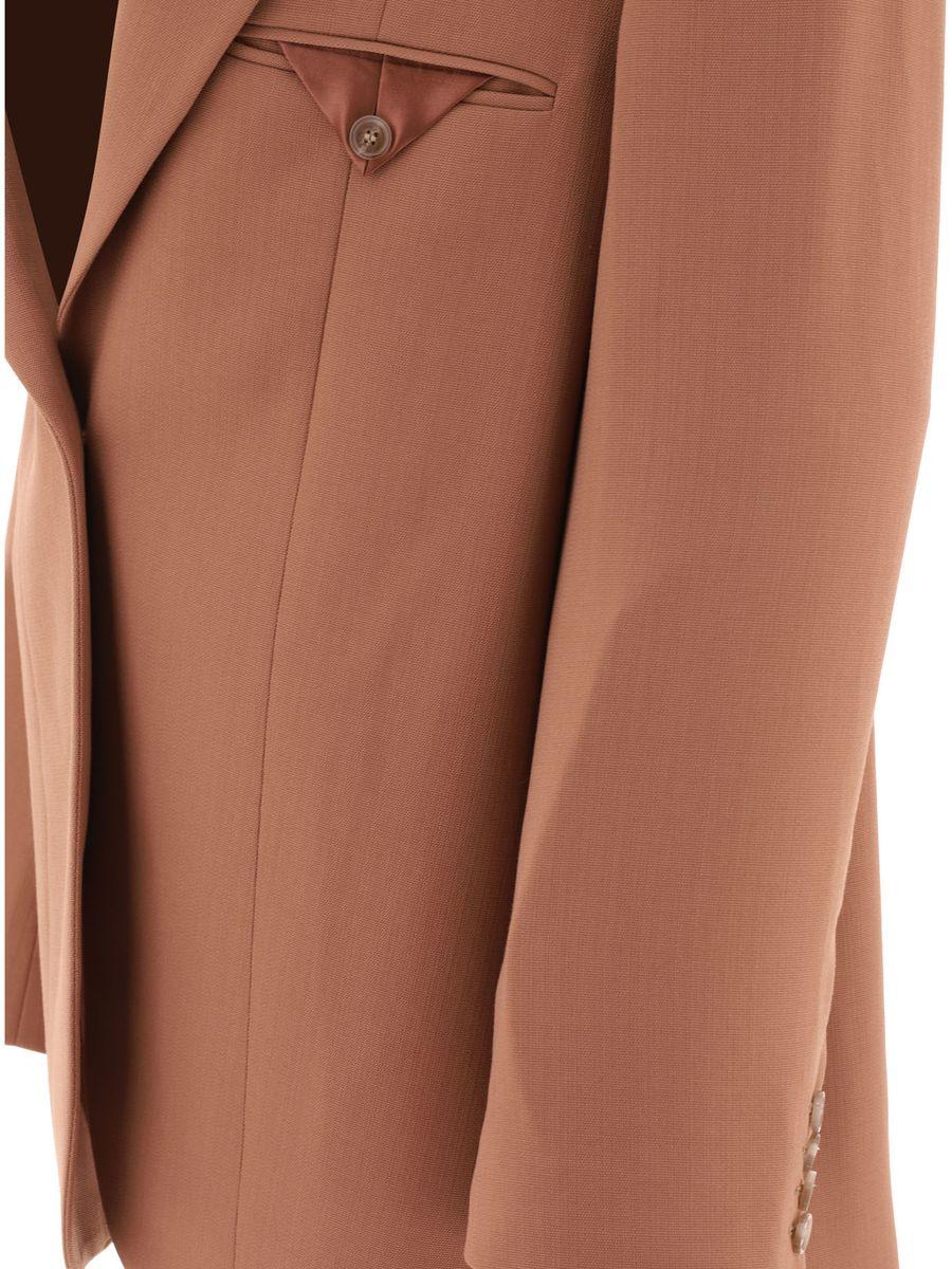 Acne Studios Single-Breasted Blazer For in Brown | Lyst