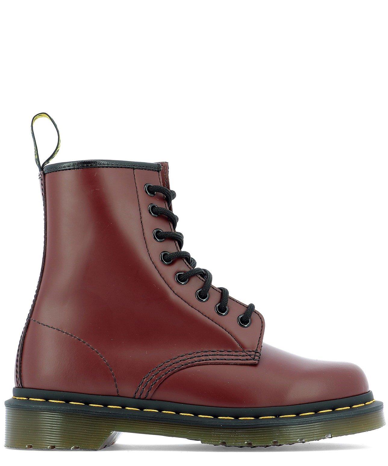 Dr. Martens 1460 Nappa Leather Cherry Red Boots for Men | Lyst
