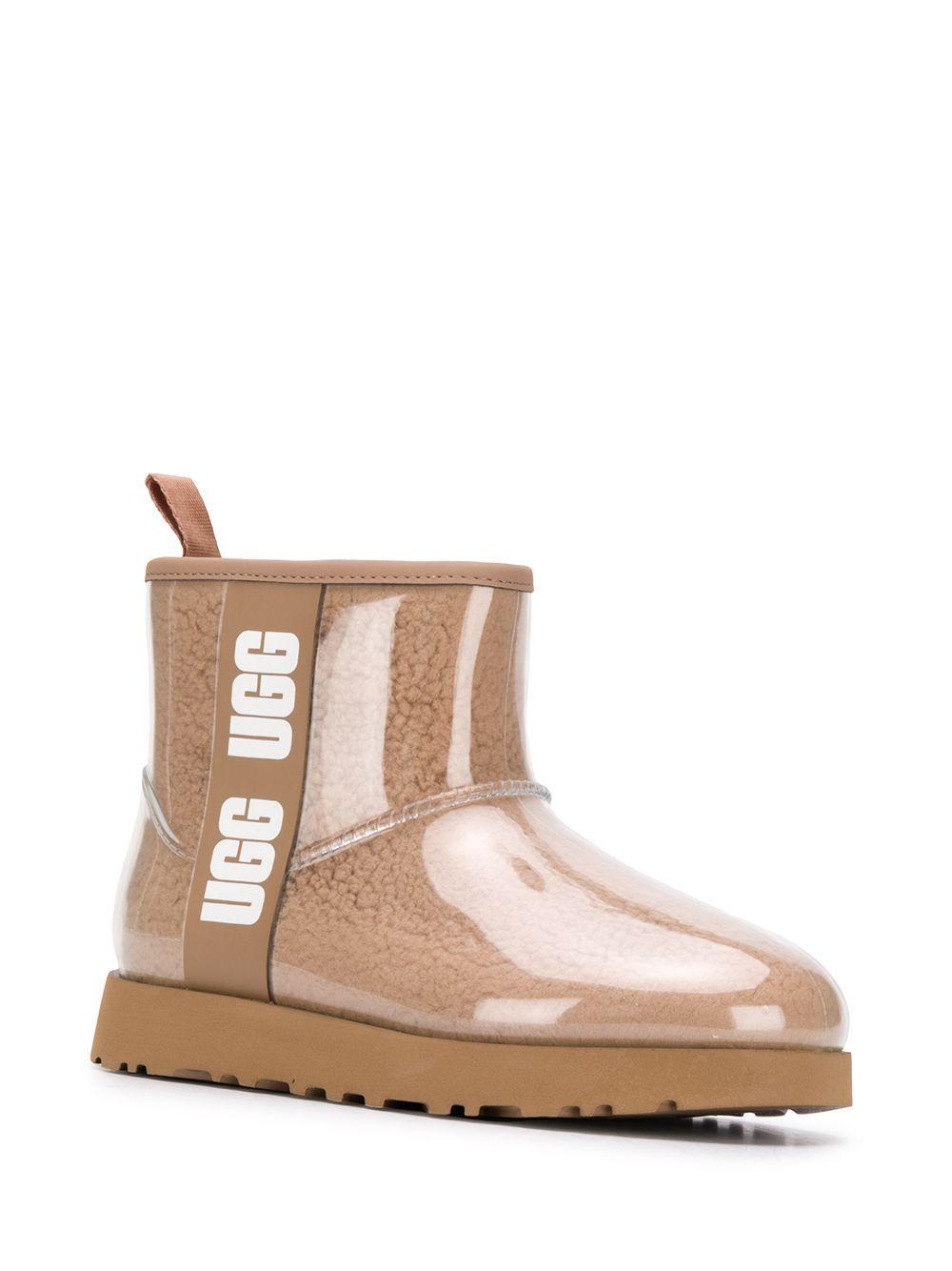 UGG Mini Classic Clear Boots in Beige (Natural) - Lyst