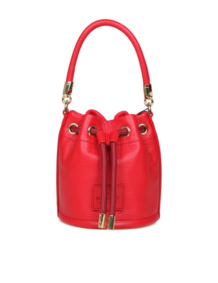Marc Jacobs True Red The Leather Micro Tote