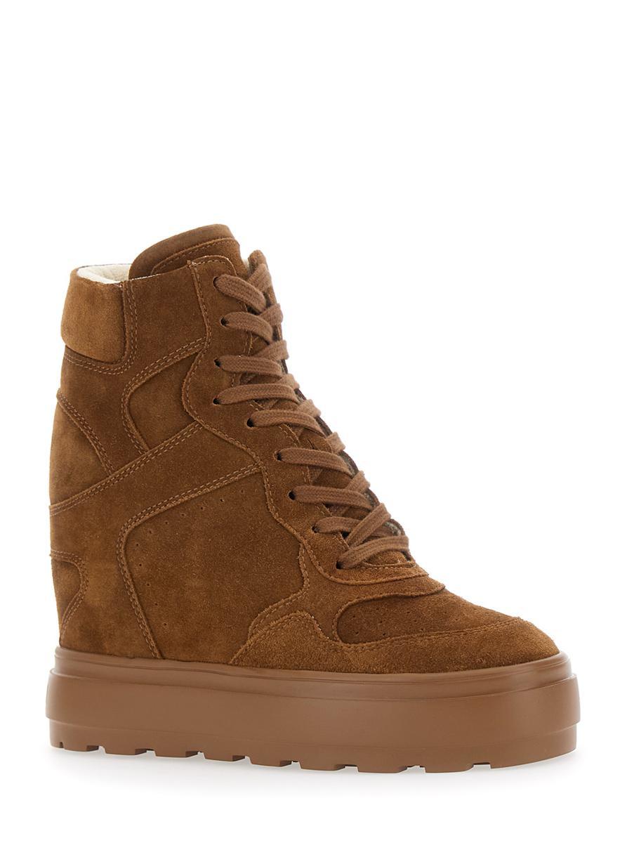 スニーカー Casadei Brown Leather Sneakers Amazon.com | Casadei Men's Brown Leather Hi Top Fashion