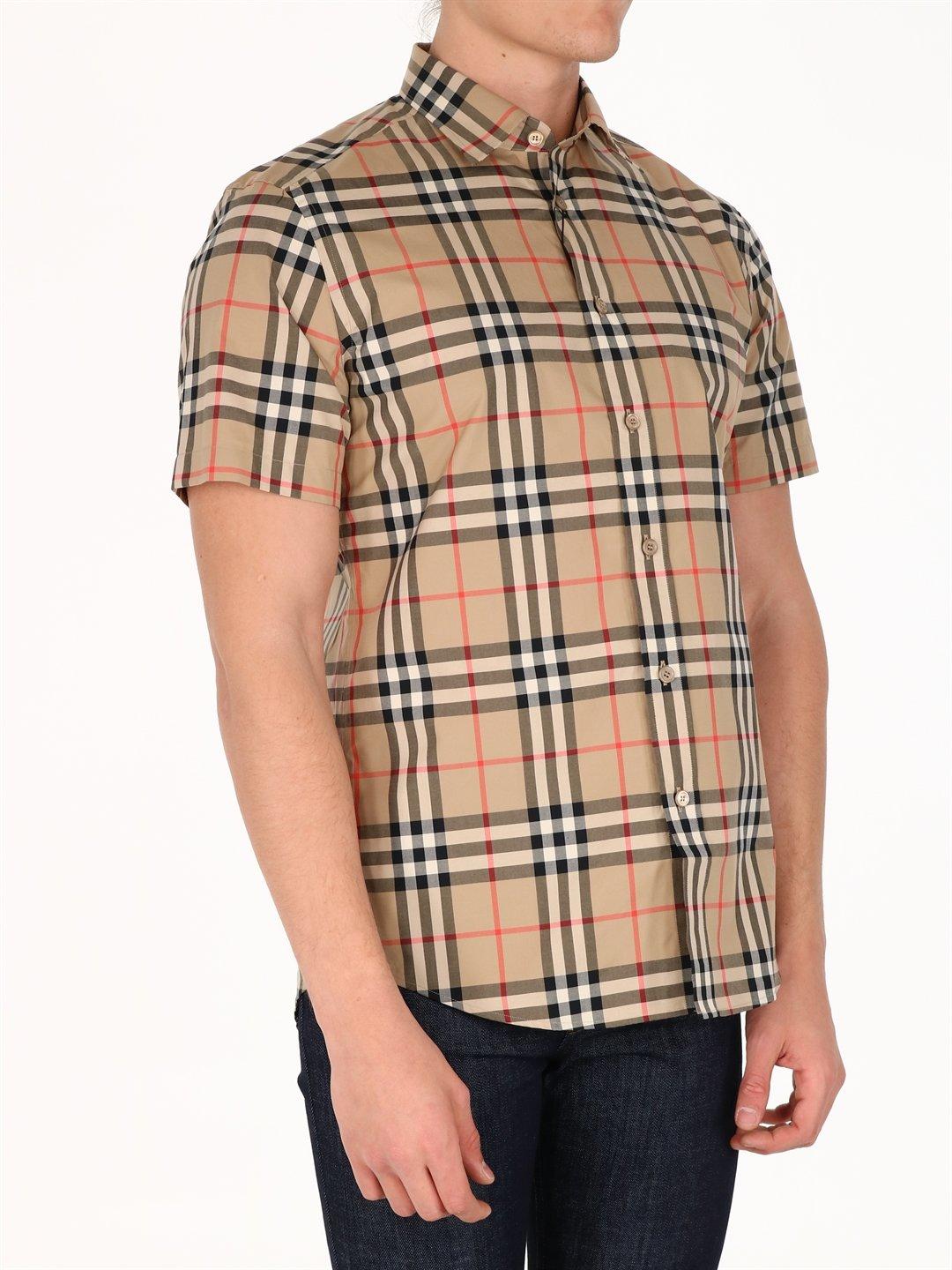 Burberry Vintage Check Shirt in Natural for Men - Lyst