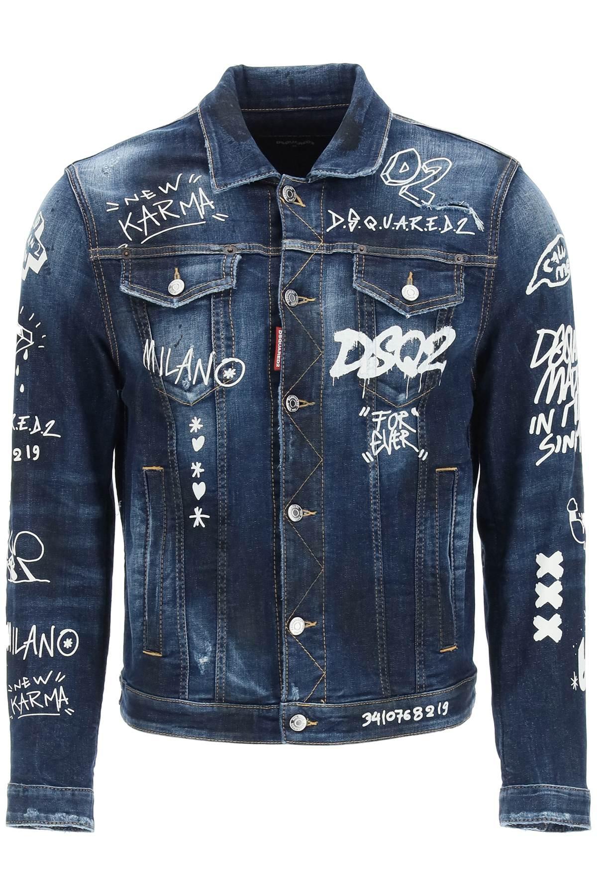 DSquared² Denim Graffiti Dan Jean 