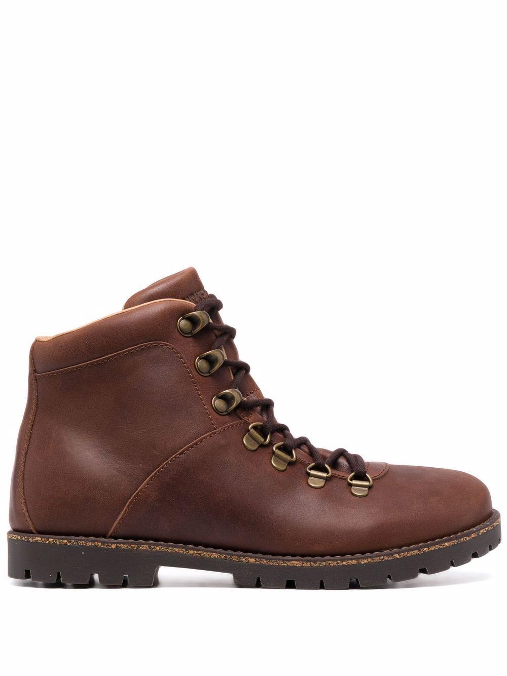 Birkenstock Jackson Nubuck-leather Boots in Brown - Save 24% | Lyst