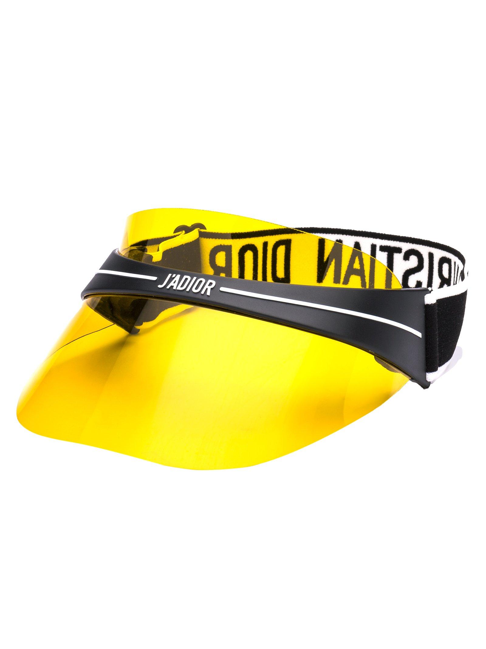 Dior 2025 visor yellow