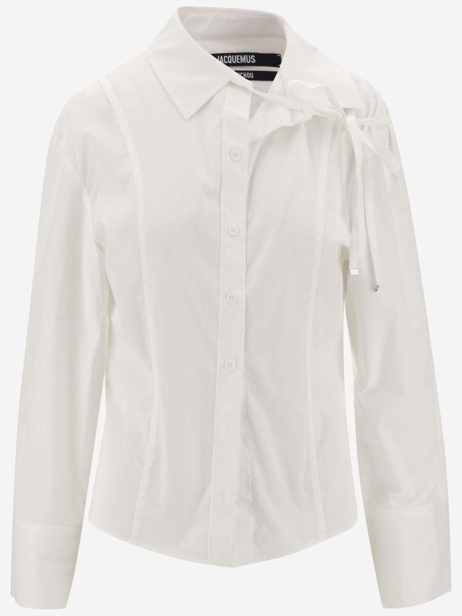 Jacquemus La Chemise Ruban in White | Lyst