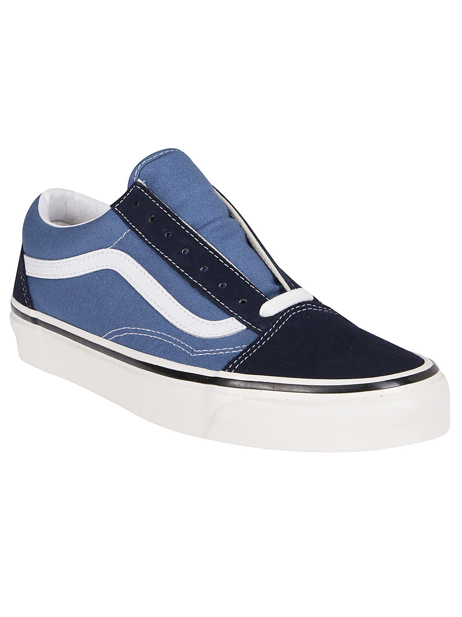 navy blue canvas vans