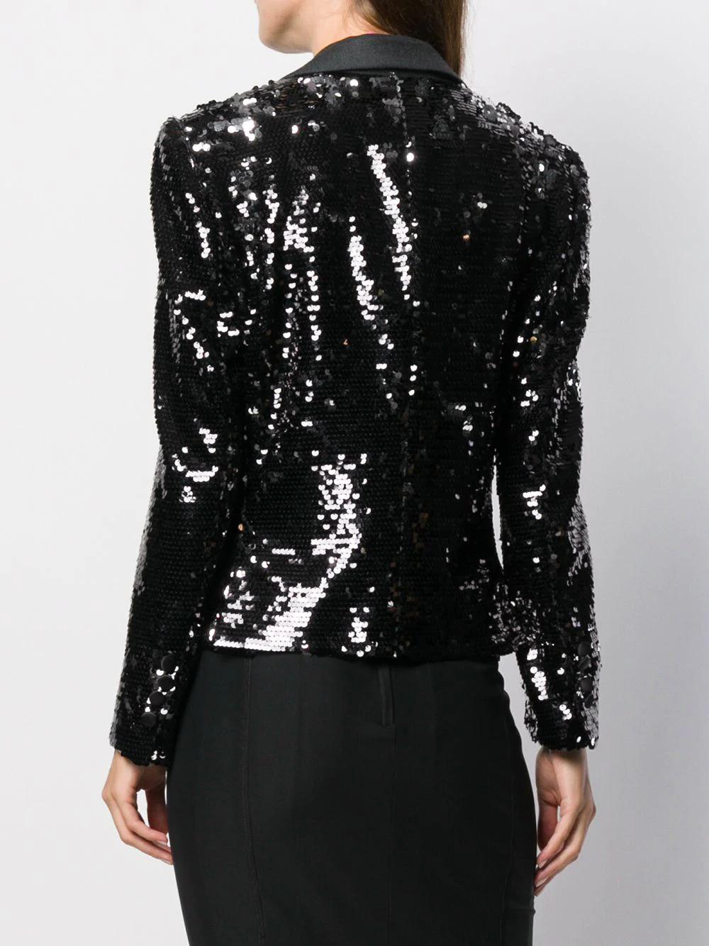 black sparkle jacket