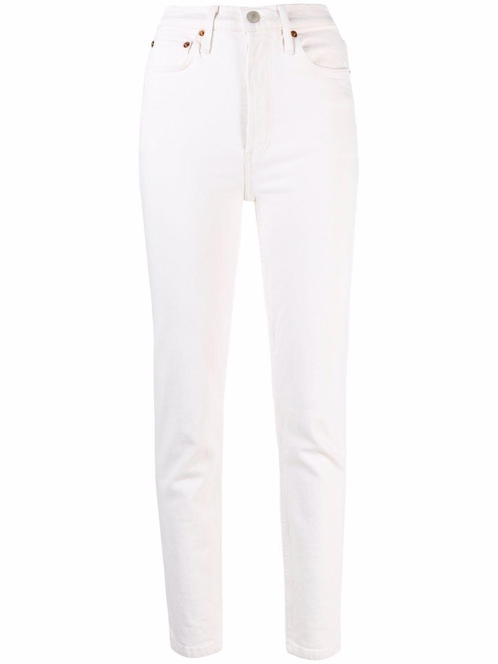 RE/DONE Denim Jeans in White | Lyst