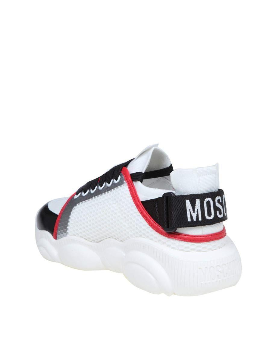 Moschino Sneakers In Tessuto E Pelle for Men | Lyst