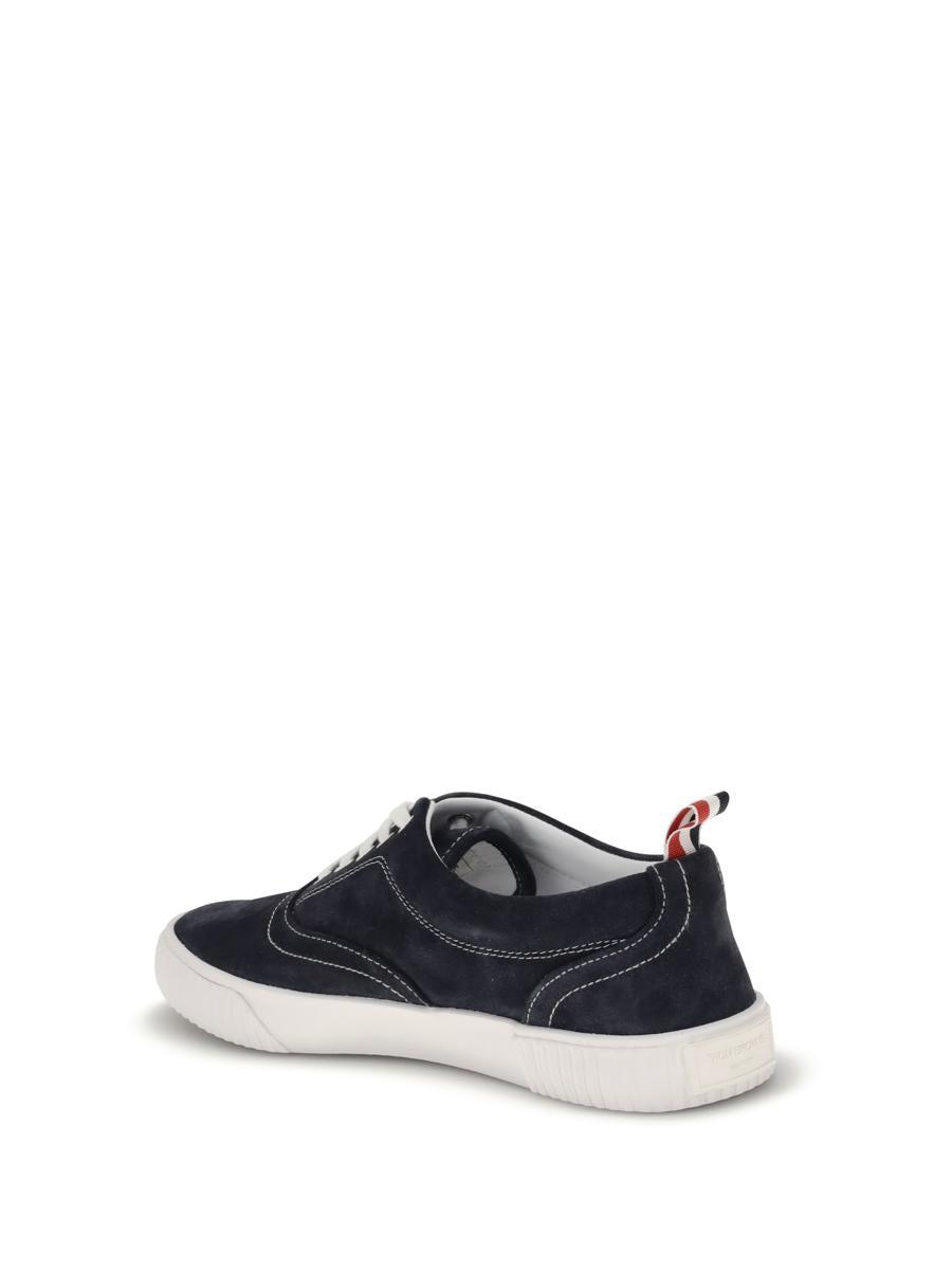 スニーカー THOM BROWNE SS24 LOW-TOP LEATHER SNEAKER (MFD137A_06107100) Rwb Low-Top Leather Sneaker | Thom Browne