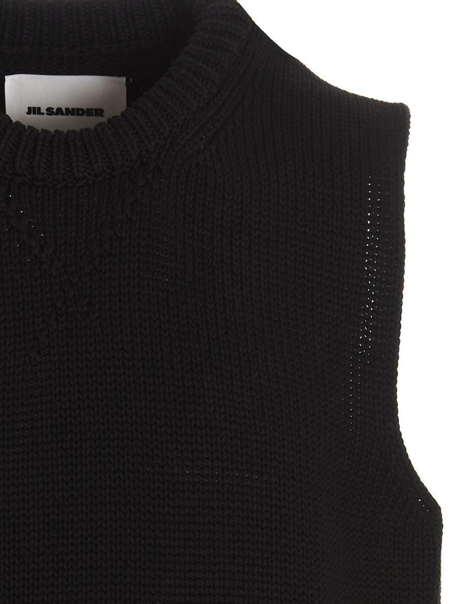 Jil Sander 'chunky Gima' Waistcoat in Black for Men | Lyst