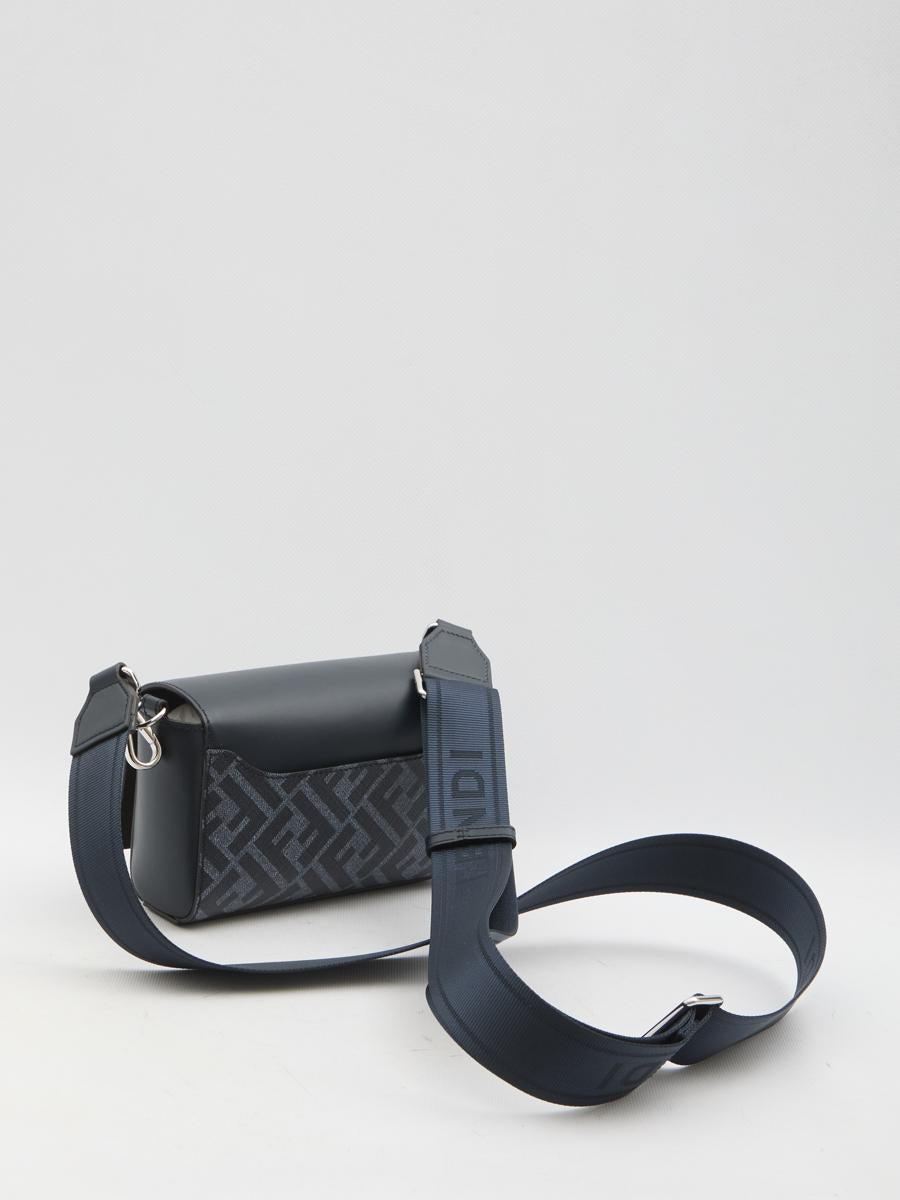 【FENDI】FF SQUARED COMPACT BAG FF Squared Compact Bag Leather Black | Fendi