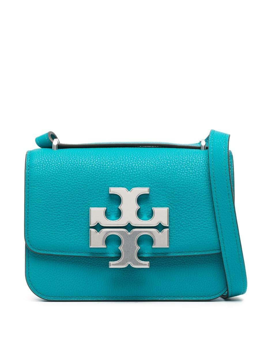 Tory Burch Eleanor Small Leather Shoulder Bag in Blue | Lyst