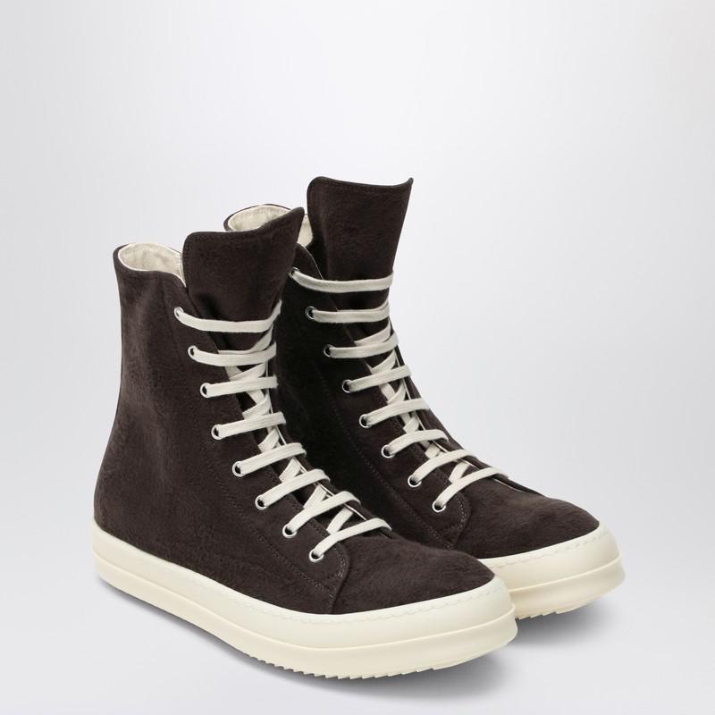 Rick Owens スニークス ハイトップ キャンバス スニーカー RICK OWENS リックオウエンス Ramones ハイトップ スニーカー