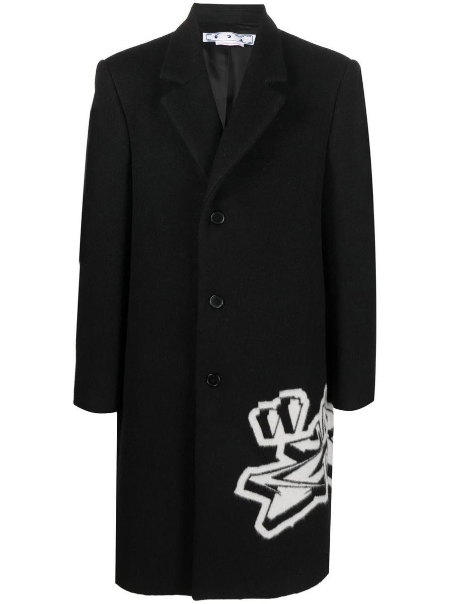 コート Off-White COAT (OWER028S24FAB001 1010) Off-White オーバーサイズ トレンチコート 通販 - FARFETCH