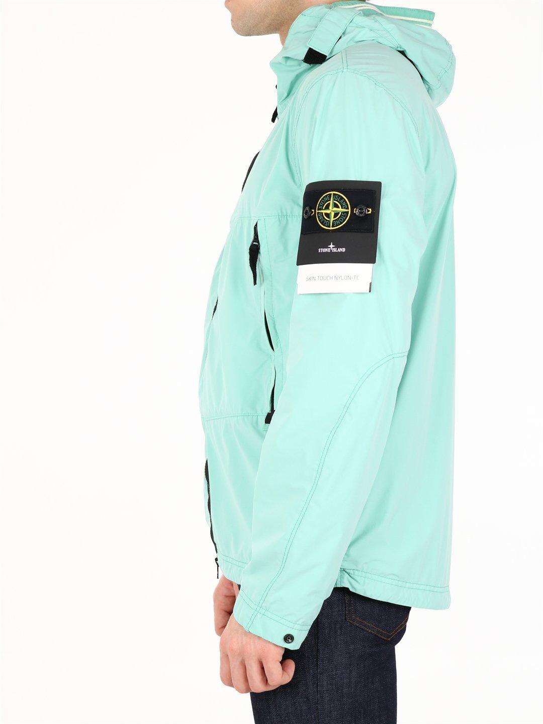 Stone Island Skin Touch Nylon Jacket in Green for Men | Lyst