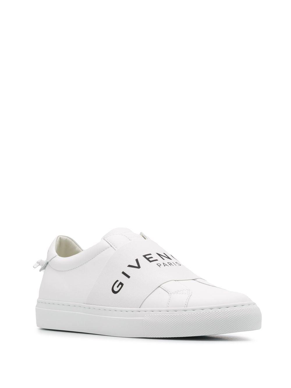 Givenchy Leather Webbing White Black