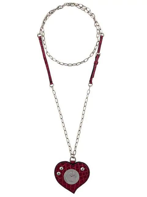 gucci san valentino heart necklace