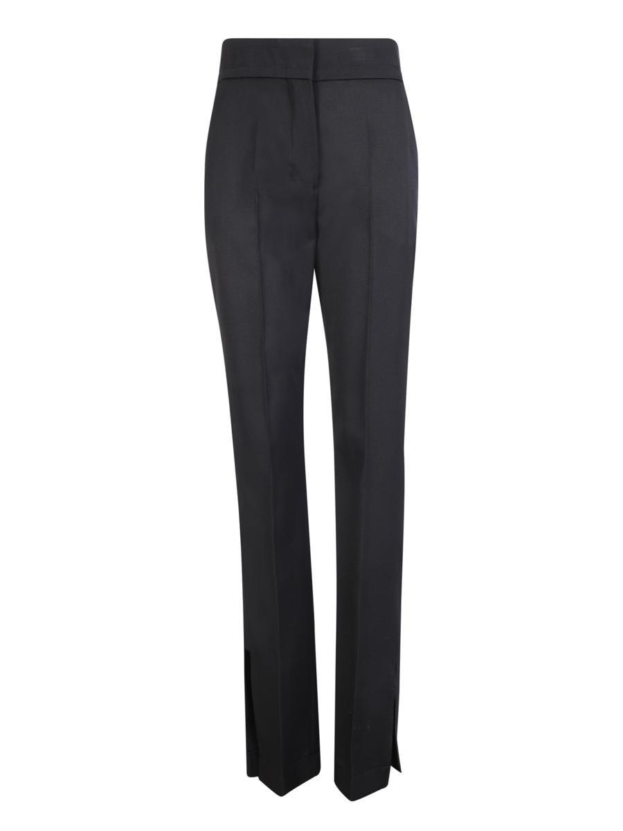 パンツ JACQUEMUS Women Straight Pants 251PA1381541990 Black JACQUEMUS Topstitched cropped wool straight-leg pants | THE