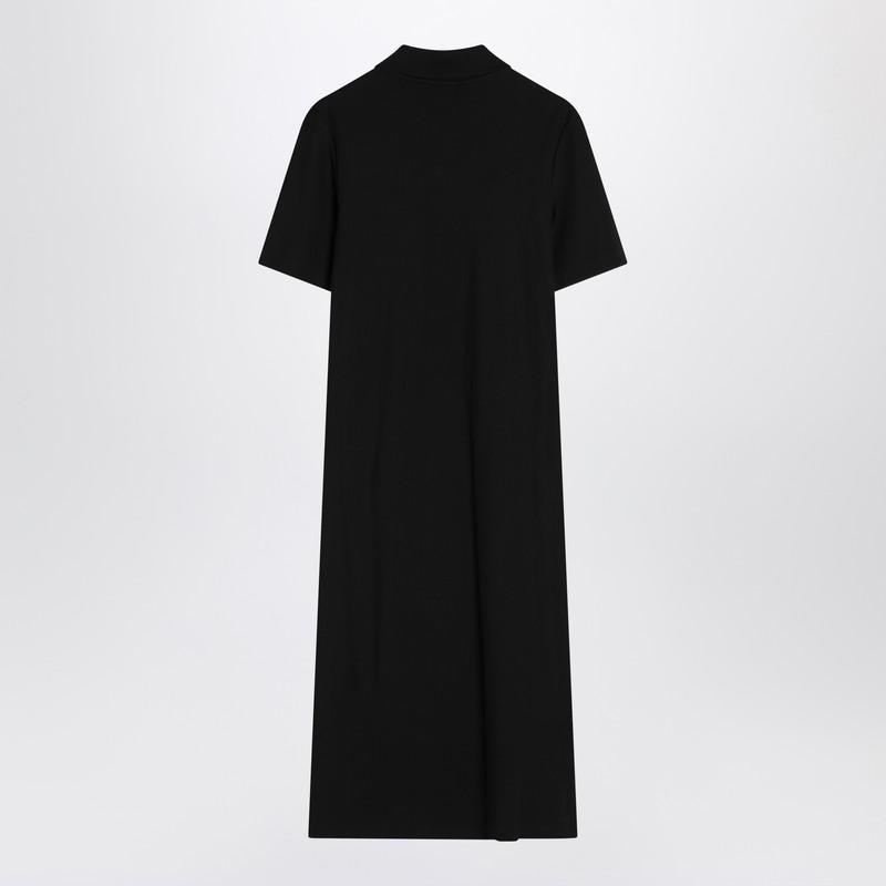 ワンピースその他 Moncler Black polo dress with logo Moncler Polo Dress With Logo in Black | Lyst