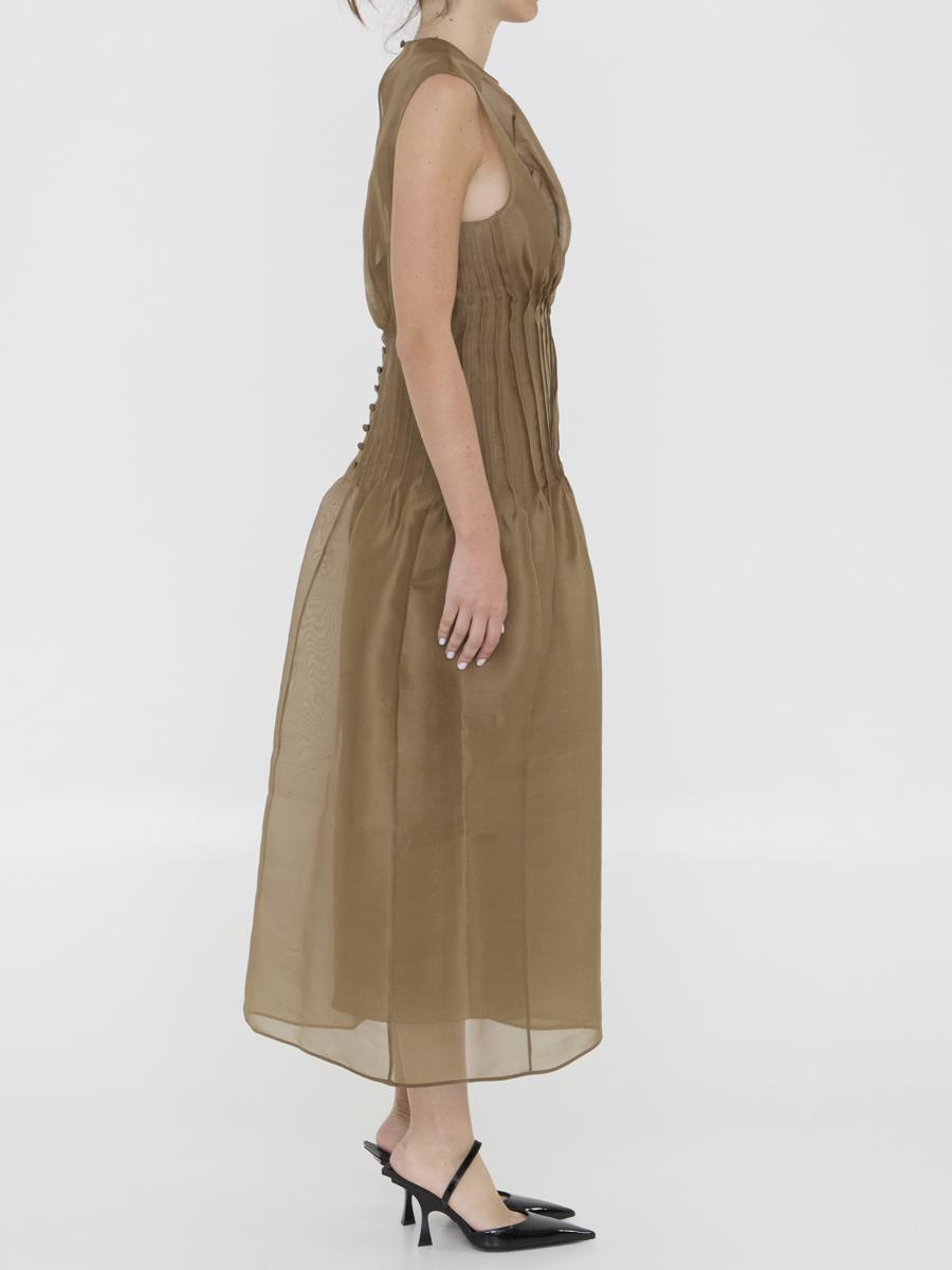 KHAITE Wes Dress in Natural | Lyst Canada