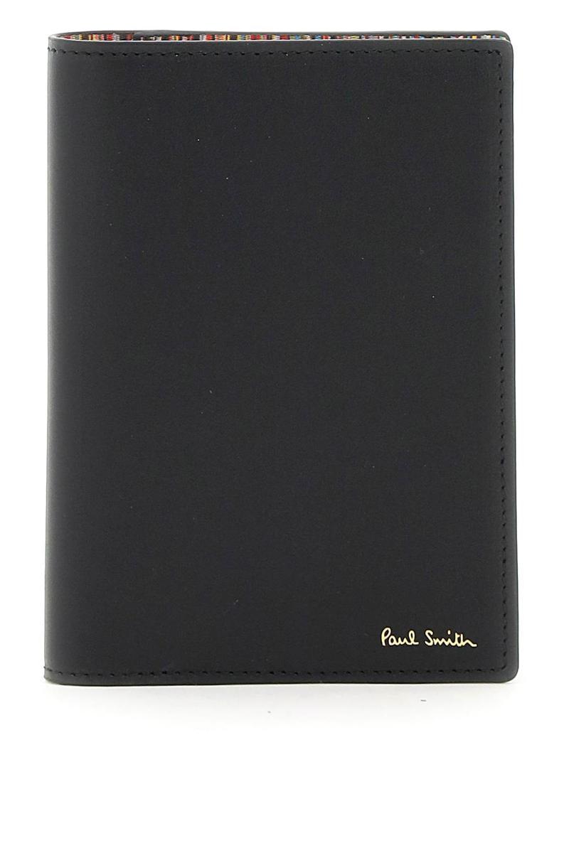 Paul Smith Leather Passport Cover in Black for Men | Lyst