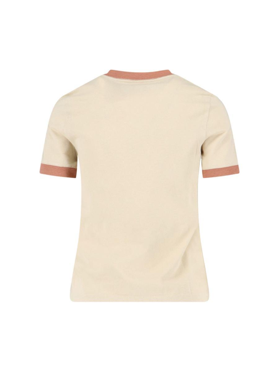 【関税&送料込】Chloe T-shirts and Polos Beige Chloé T-shirts for Women | Online Sale up to 48% off | Lyst