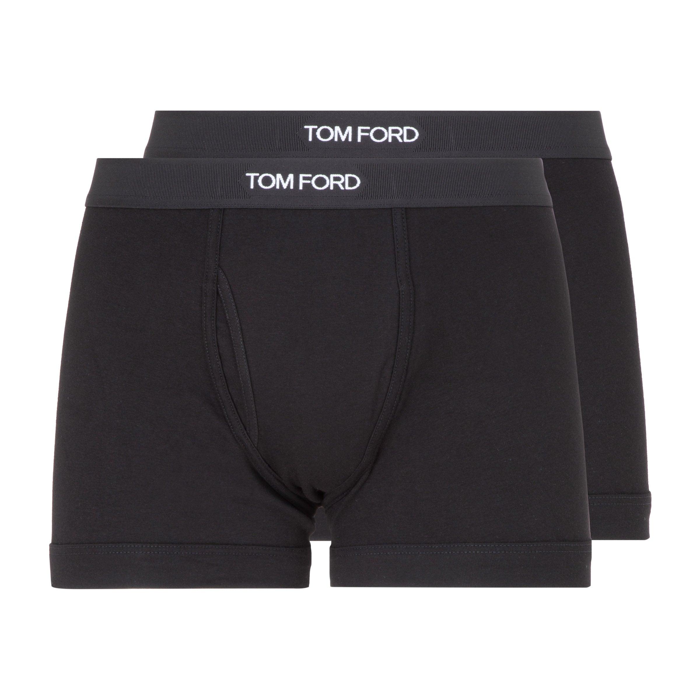 Tom Ford Cotton Biback Boxer Brief Underwear in Black for Men | Lyst