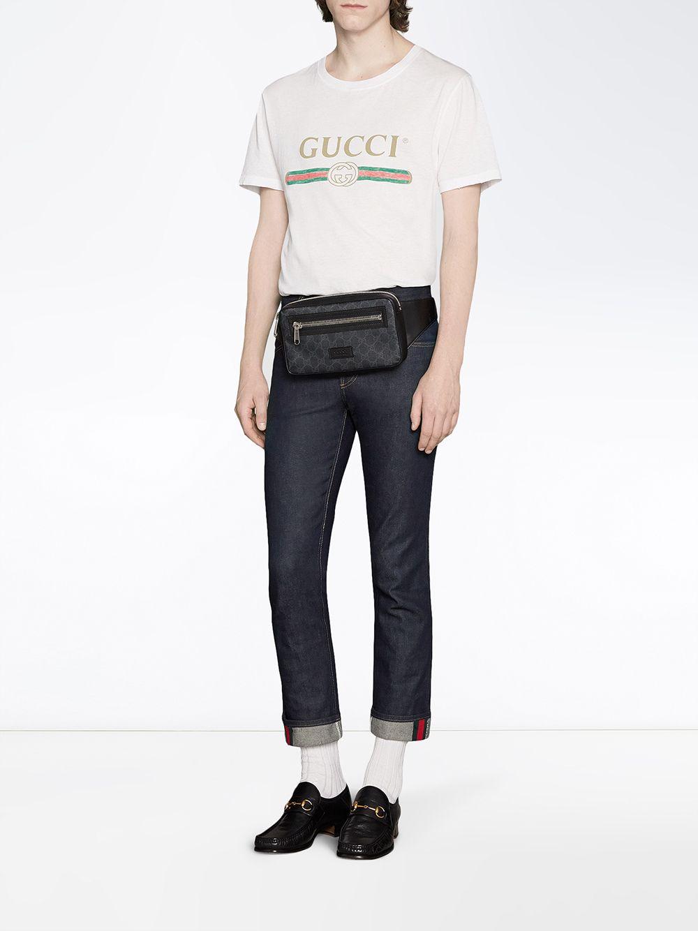Gucci Canvas Soft GG Supreme Belt Bag in Black for Men - Save 36% | Lyst