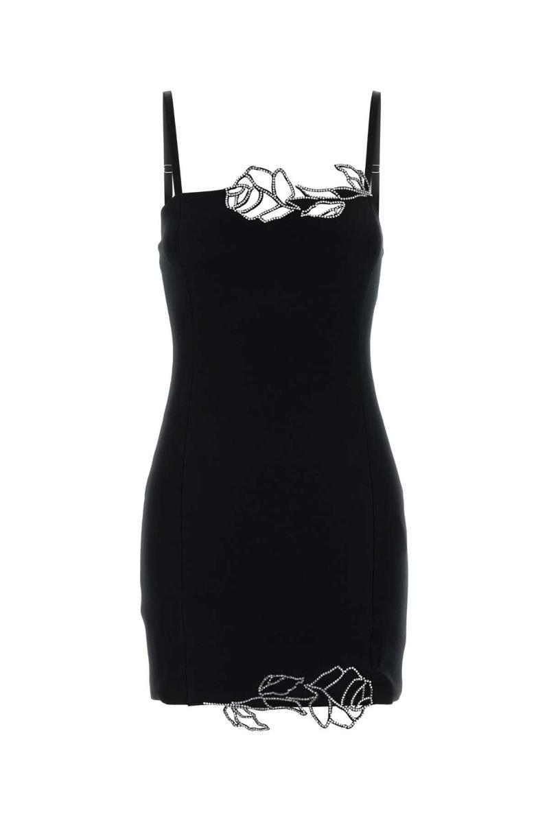 ワンピース BLUMARINE BLACK MINI DRESS Black Keyhole Minidress by Blumarine on Sale