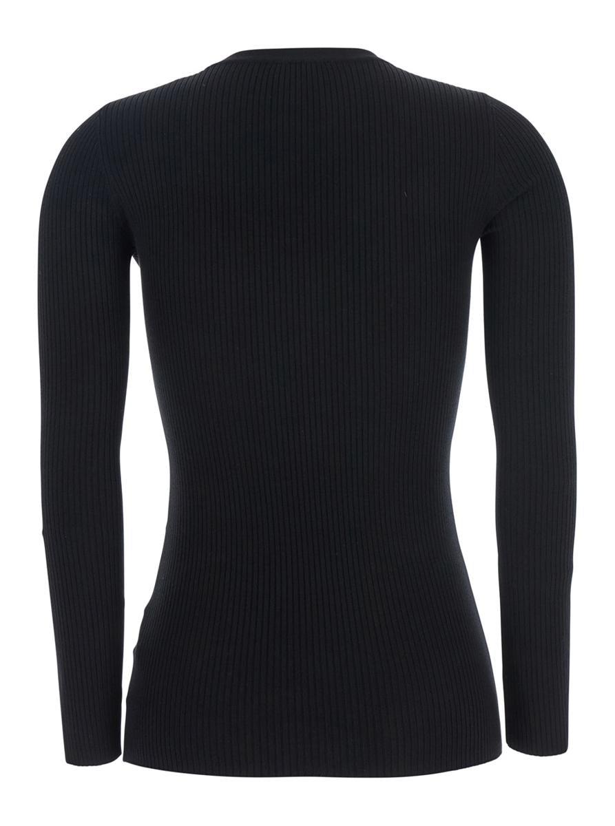 Tシャツ・カットソー ELISABETTA FRANCHI Women Tops BK69T51E2314 black Elisabetta Franchi Donna T-shirt con Stampa Logo Lettering