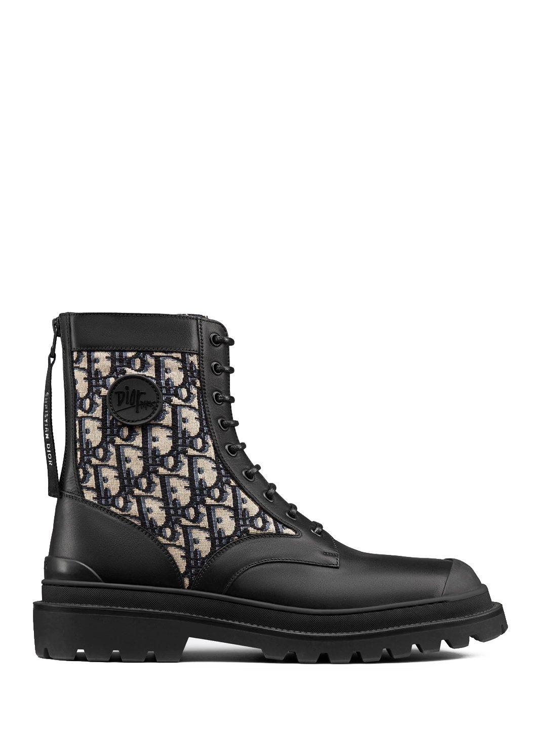 Dior Leather Dior Explorer Boot in Black for Men - Lyst