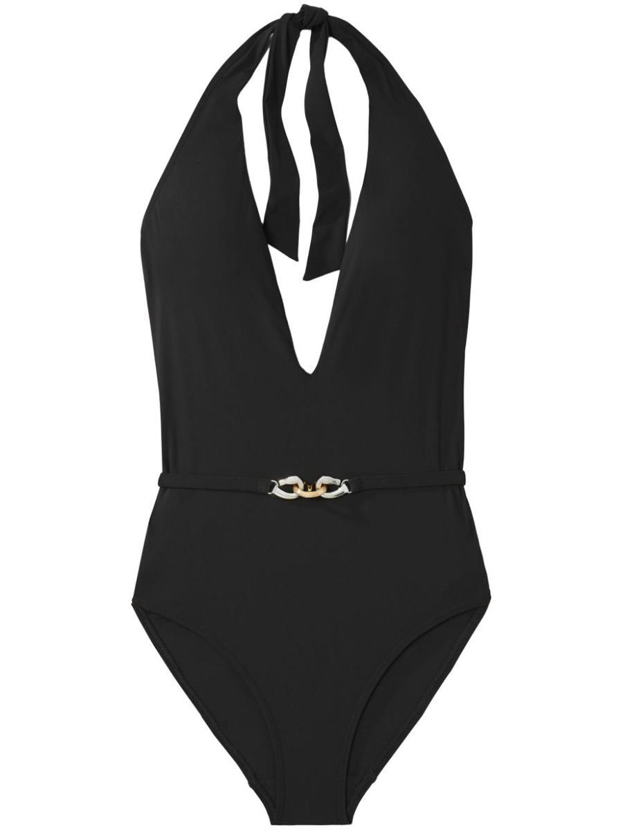 ワンピース水着 TORY BURCH ONE-SHOULDER ONE-PIECE SWIMSUIT WITH CLIP one-shoulder-clip-swimsuit-on-