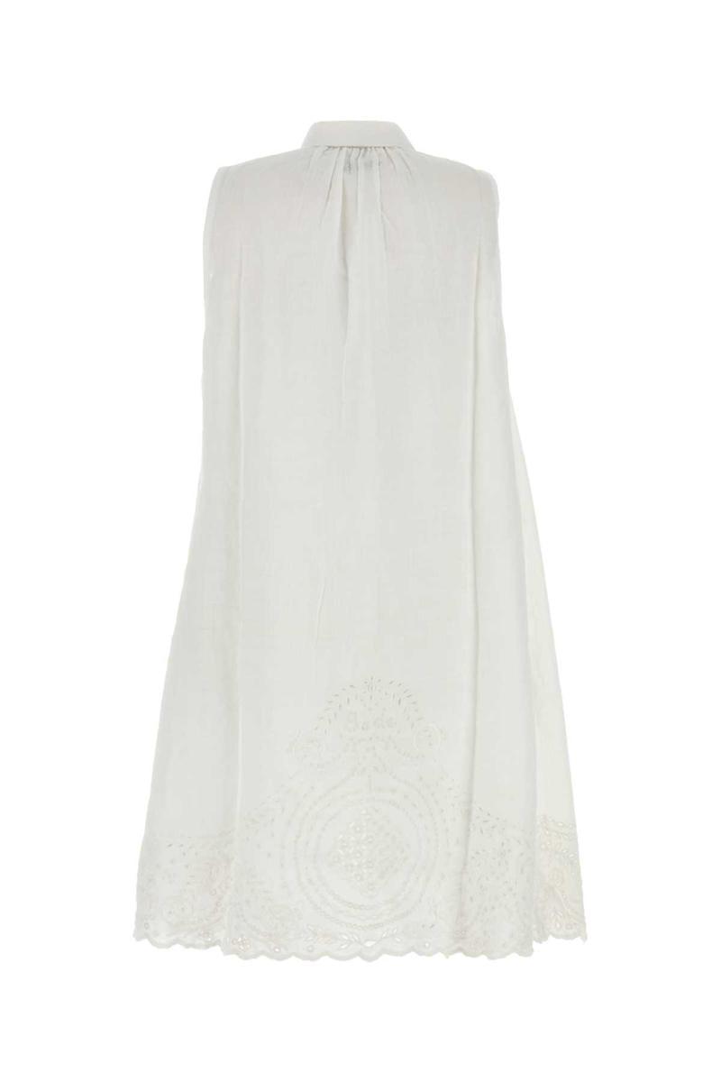 ワンピース BODE SS25 White linen Blevoir dress (WRS25DR012 WHITE) White Bode Dresses for Women | Lyst Canada
