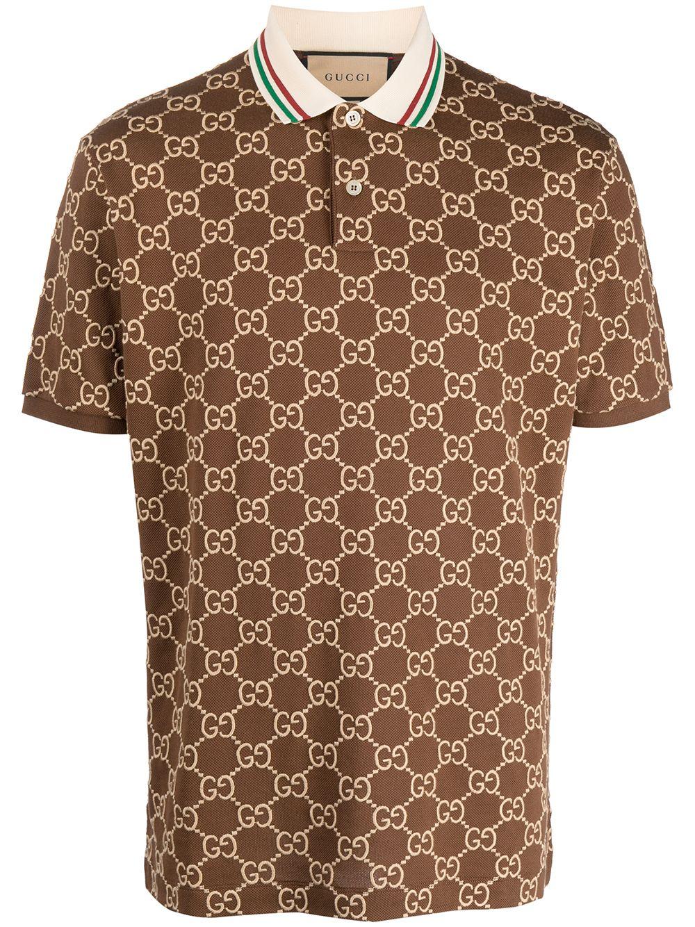 gucci brown t shirt