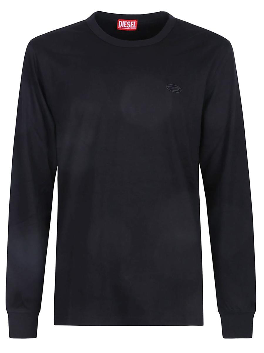 【DIESEL】 T-shirt Wesley Long-Sleeved T-Shirt Black ★人気 A12270_0QANW_9XX_A.jpg